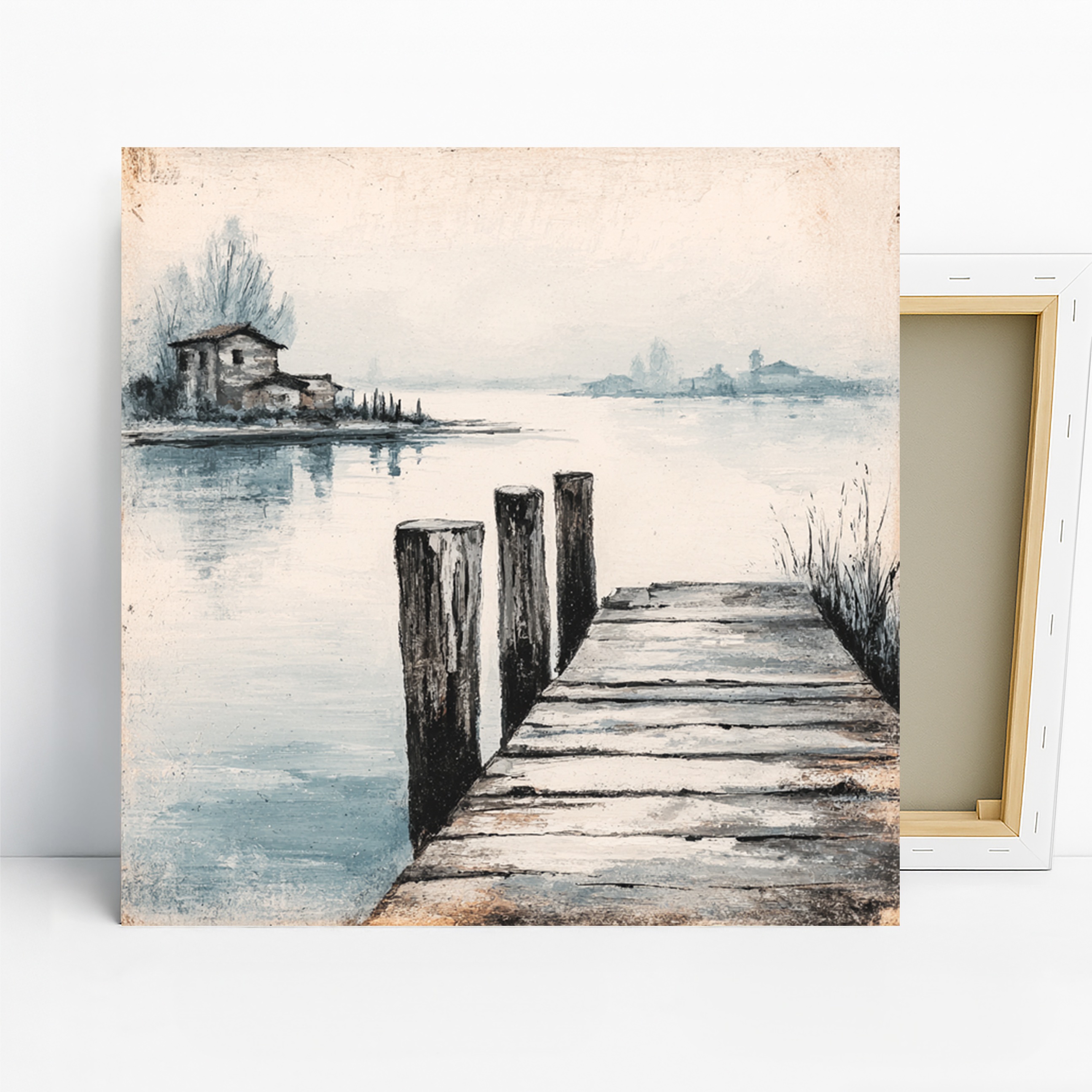 Lakeside Dock Art