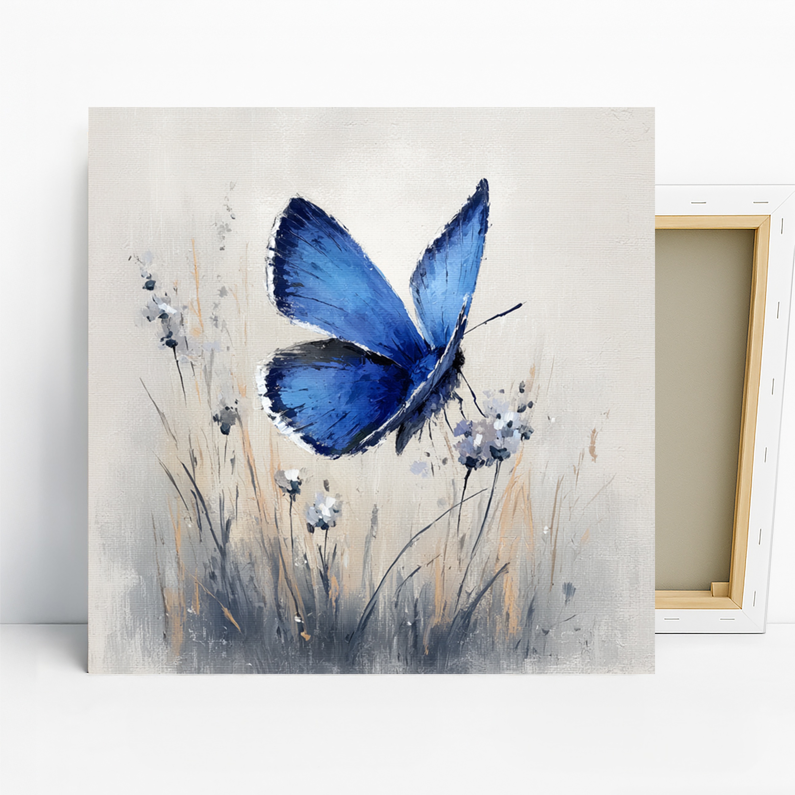 Blue Butterfly Art