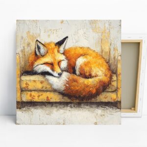 Sleeping Fox Art