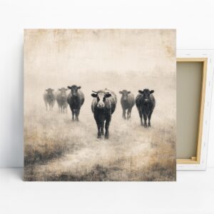 Cow Herd Art