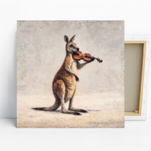 Kangaroo Violin Art