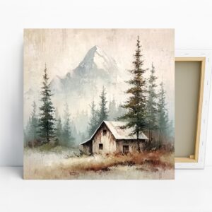 Mountain Cabin Art