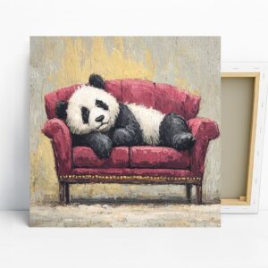 Panda Couch Art