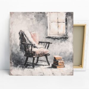 Vintage Chair Reading Nook Art