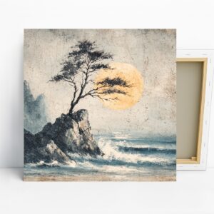 Moonlit Coastal Pine Art