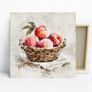 Peach Basket Art