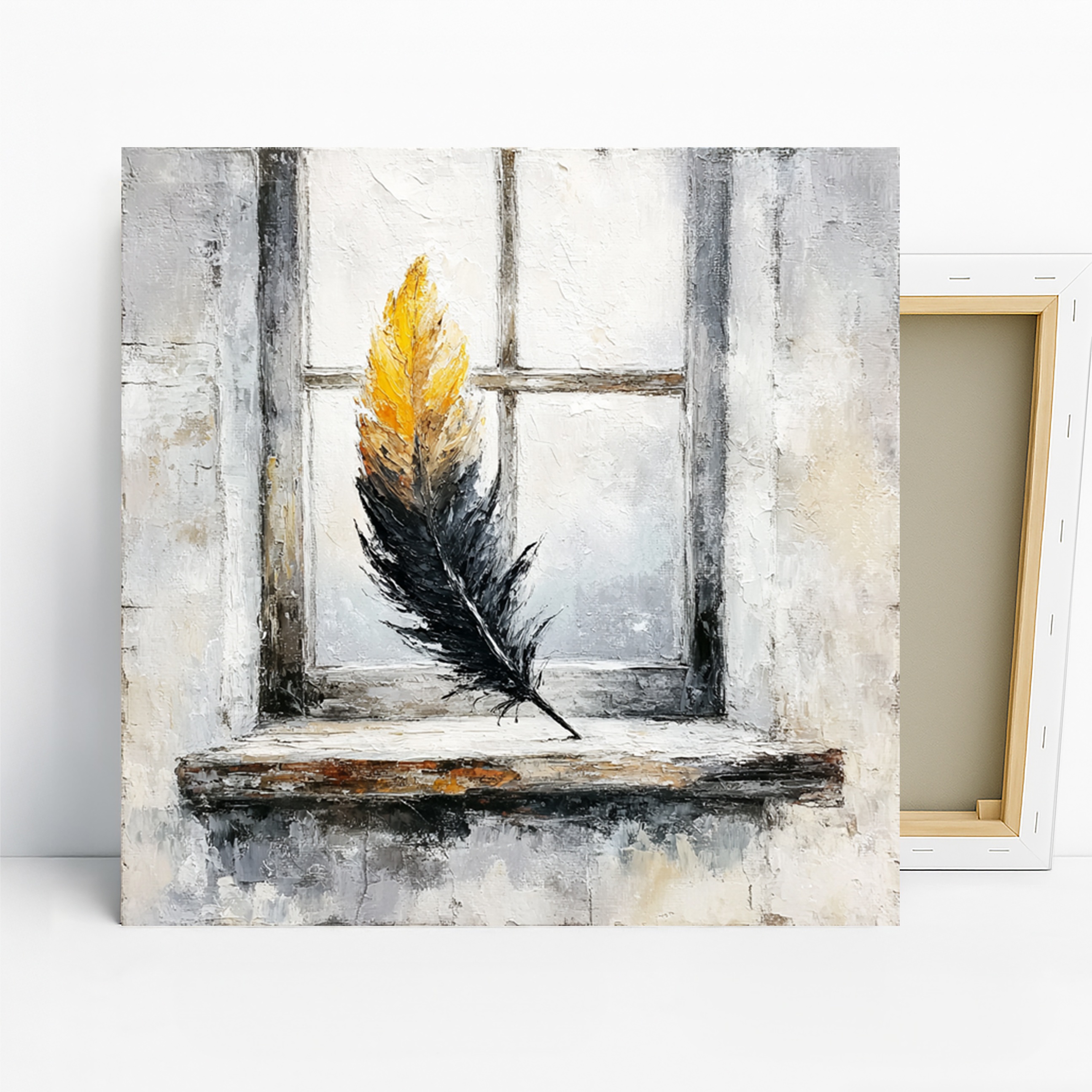 Golden Feather Art