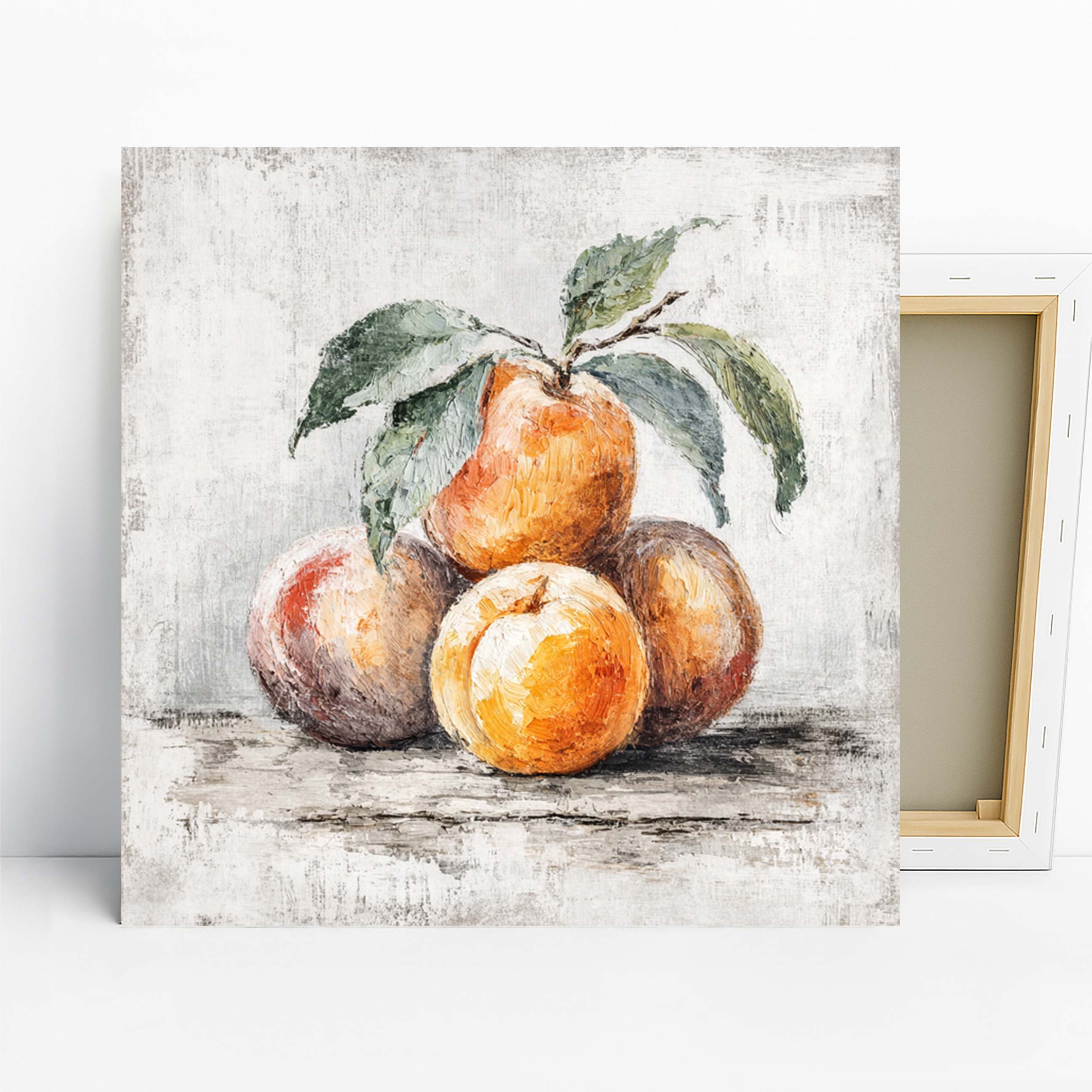 Peach and Apricot Art