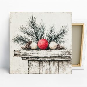 Rustic Christmas Ornament Art