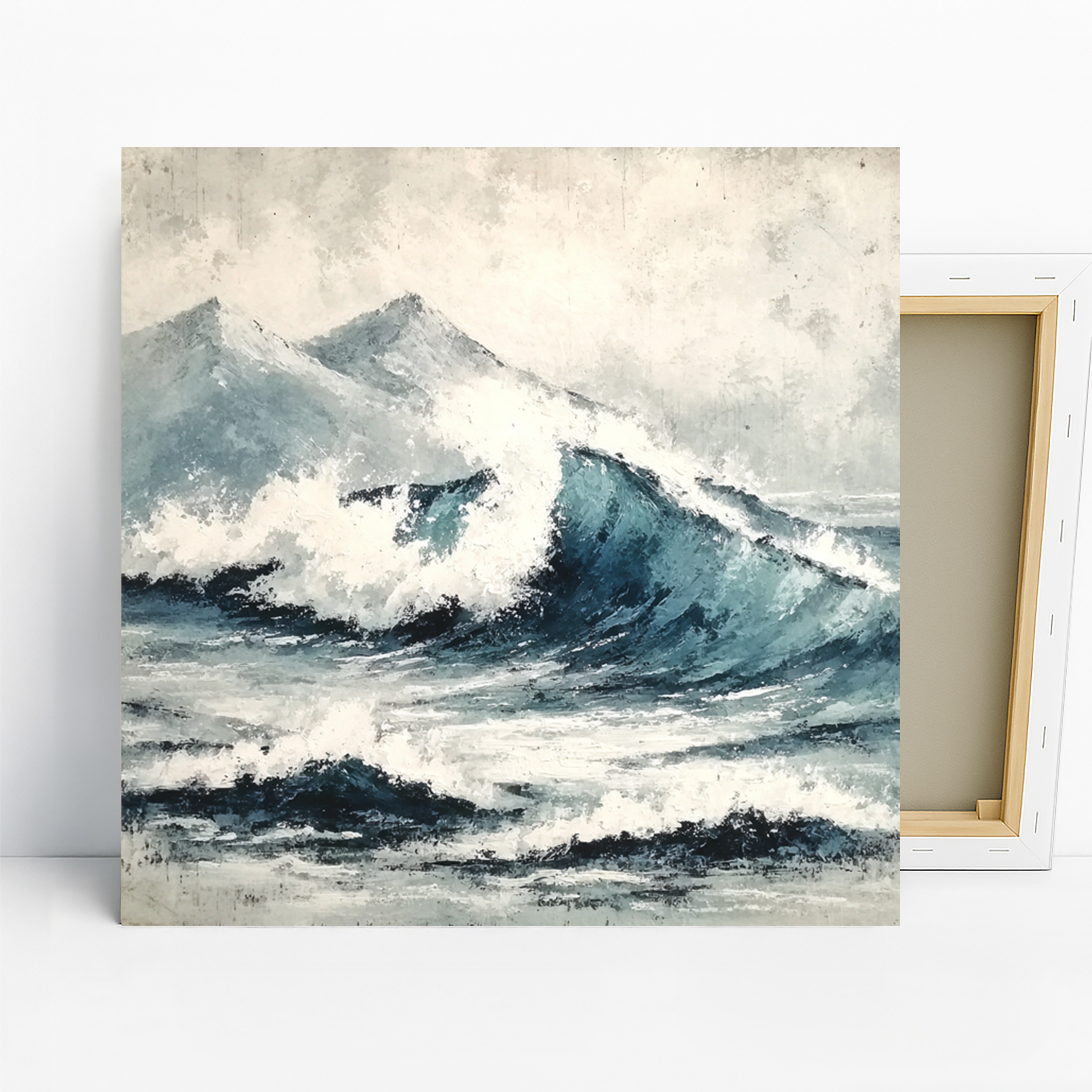 Stormy Ocean Waves Art