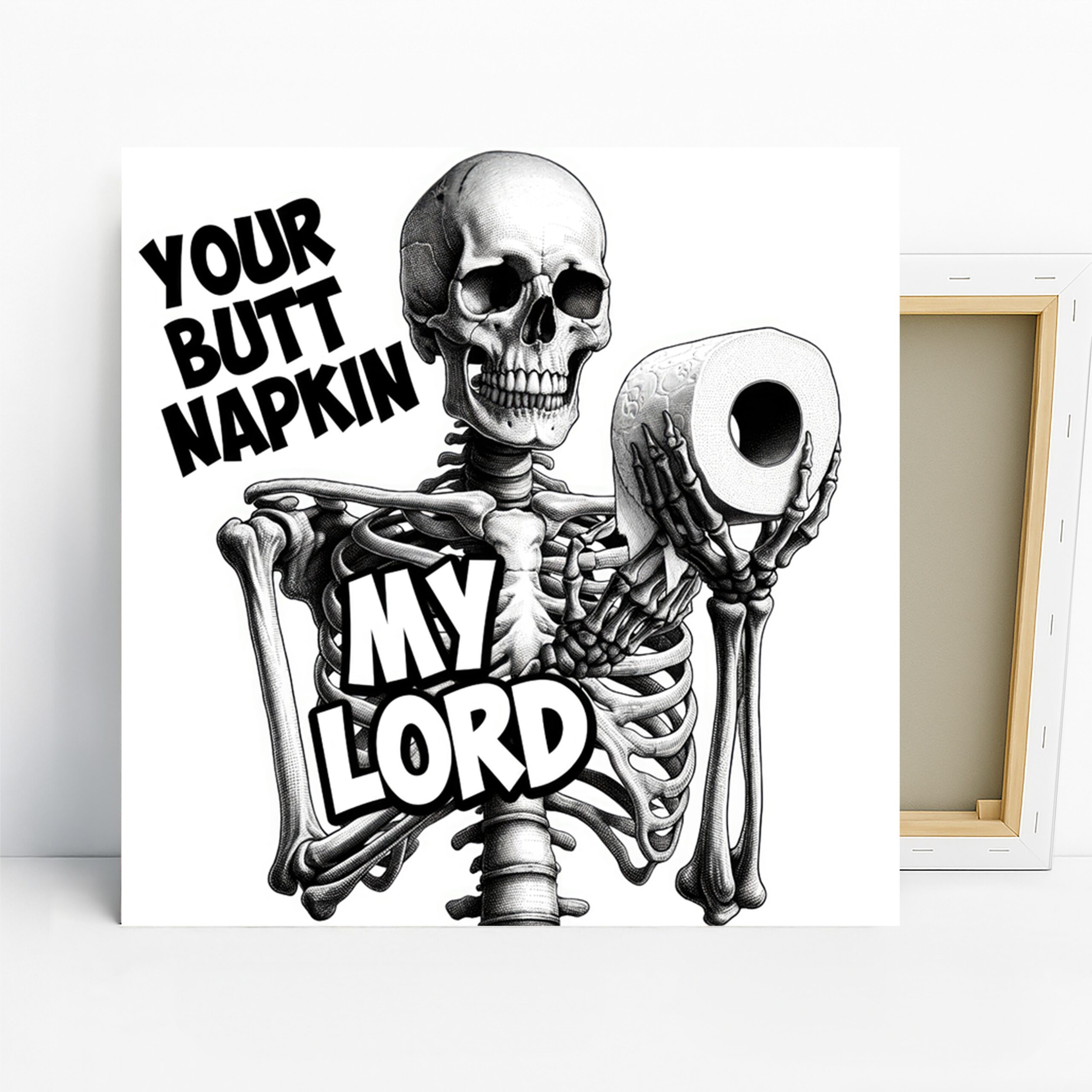 1.jpg Skeleton Toilet Paper Lord Art