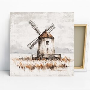 Rustic Windmill Art