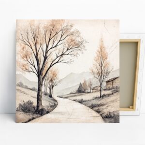 Serene Countryside Path Art