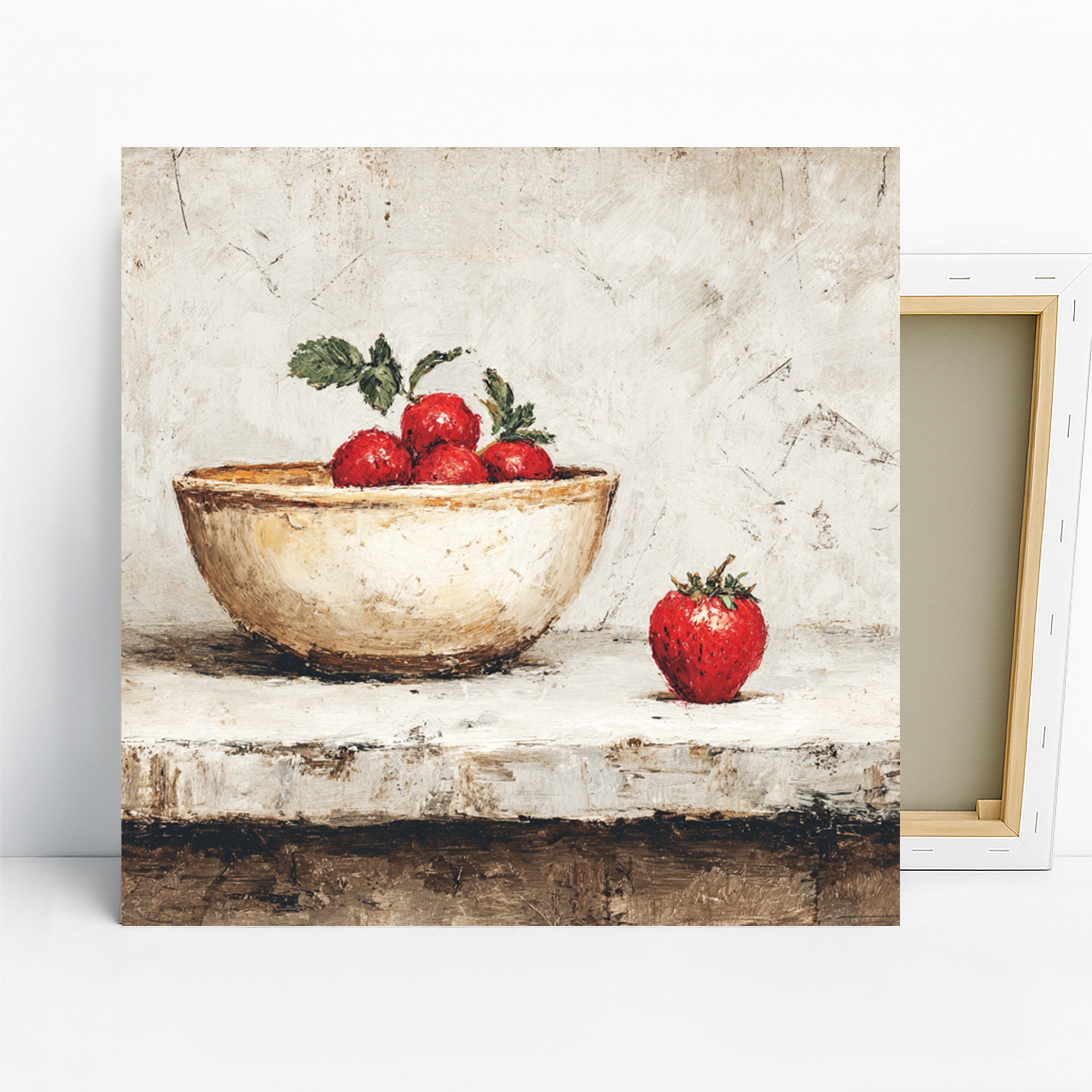 Strawberry Bowl Art