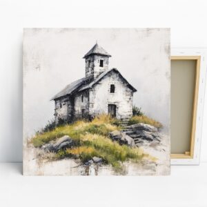 Rustic Farmhouse Chapel Art