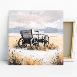 Rustic Farm Wagon Art
