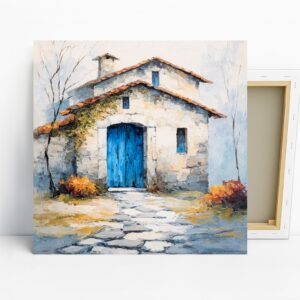 Rustic Mediterranean House Art