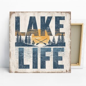 Lake Life Adventure Art