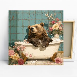 Bear Bathtub Art