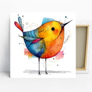 Colorful Bird Art