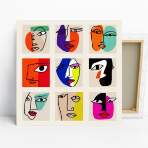 Colorful Faces Art