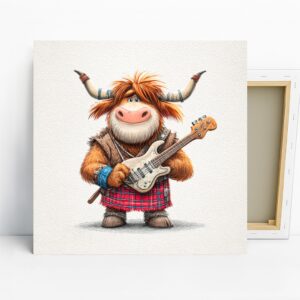 Highland Cow Art