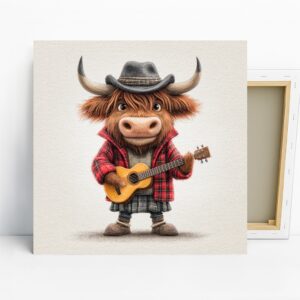 Highland Cow Art