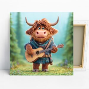Highland Cow Art