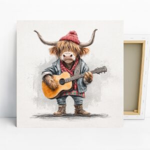 Highland Cow Art