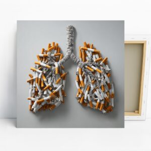 Smoking Lungs Art