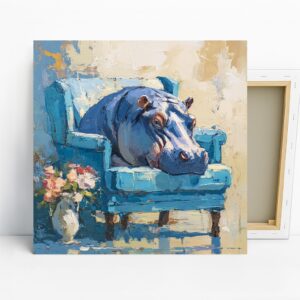 Hippo Sofa Art