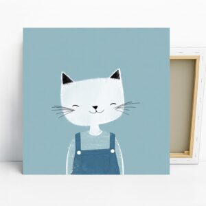 Cat Overalls Art