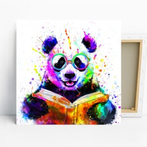 Panda Reading Art