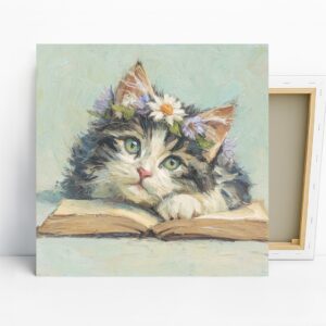Cat Book Art