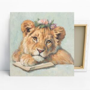 Lion Book Art