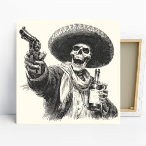 Skeleton Gunslinger Art