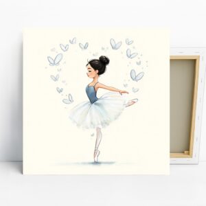 Ballerina Butterfly Art