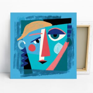 Cubist Face Art