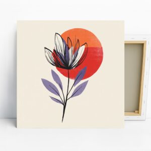 Minimalist Flower Bloom Art