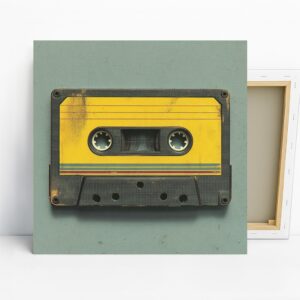 Retro Cassette Tape Art
