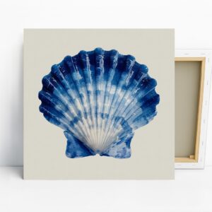Blue Seashell Art