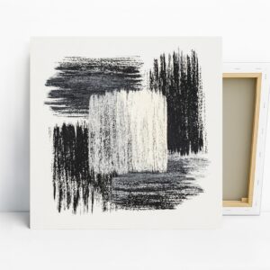 Brushstroke Contrast Art