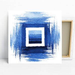 Blue Squares Art