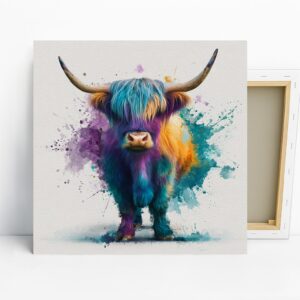 Highland Cow Art