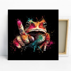 Colorful Frog Art