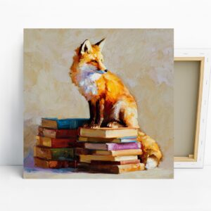 Fox on Books Art