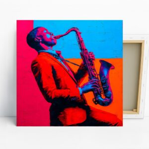 Jazz Saxophone Player Art