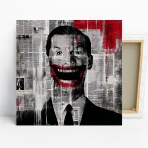 Joker Newspaper Art