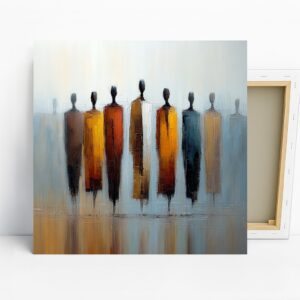 Vibrant Silhouettes Art