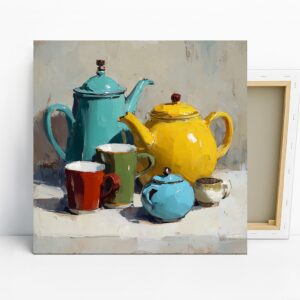Colorful Teapot Art